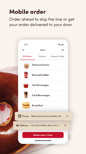 Captura de pantalla de Tim Hortons