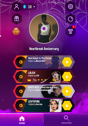 Captura de pantalla de Tiles Hop Juegos de Música
