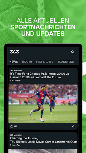 365Scores: Live Scores u. News Screenshot