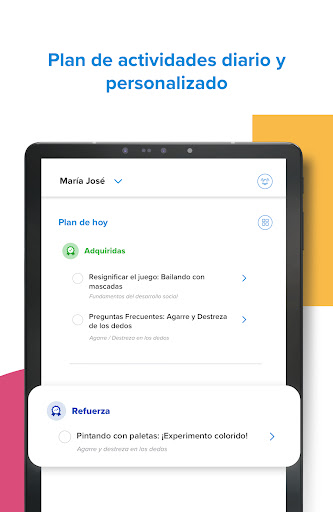 Captura de pantalla de Kinedu: Desarrollo del Bebé