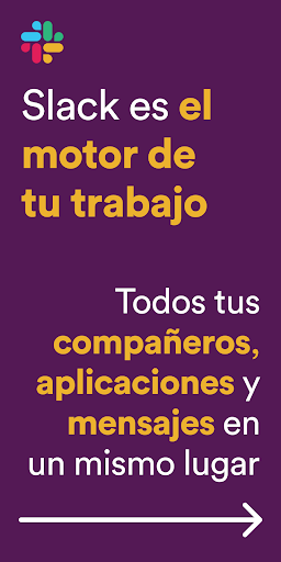 Captura de pantalla de Slack