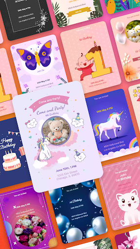 Captura de pantalla de Invitación de Cumpleaños