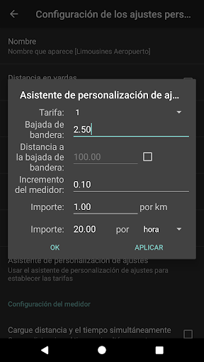 Captura de pantalla de Taxímetro