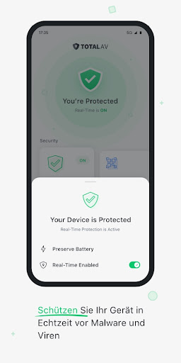 TotalAV Mobile Sicherheit Screenshot