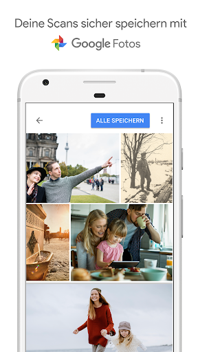 Fotoscanner von Google Fotos Screenshot