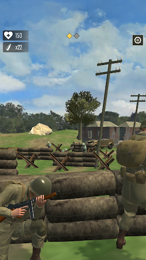 Captura de pantalla de Frontline Heroes: Guerra WW2