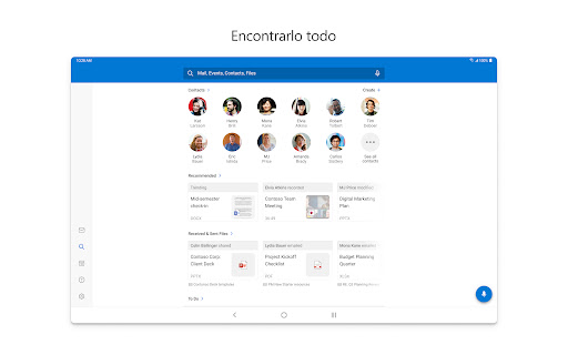 Captura de pantalla de Microsoft Outlook