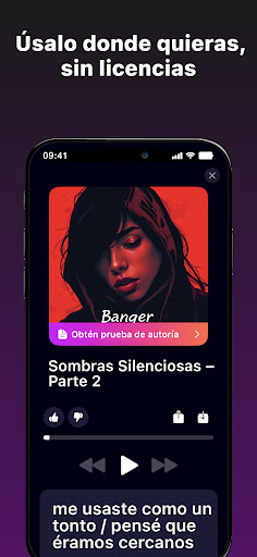 Captura de pantalla de Generador de música IA: Banger