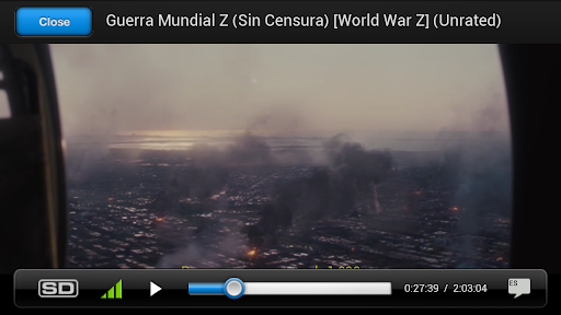 Captura de pantalla de VUDU - Películas HDX