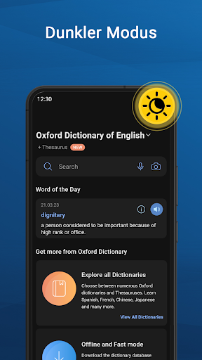 Oxford Dictionary Screenshot