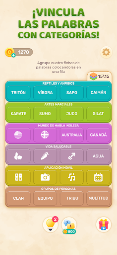 Captura de pantalla de Connect Word Juego de Palabras