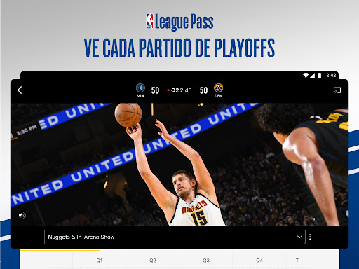 Captura de pantalla de NBA App: baloncesto en directo