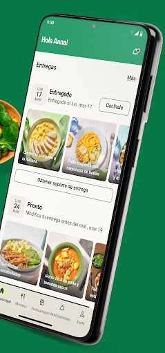 Captura de pantalla de HelloFresh: Kits de recetas