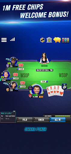 Captura de pantalla de WSOP Poker: Texas Holdem Game