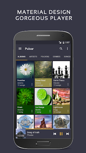 Captura de pantalla de Reproductor de Música Pulsar +