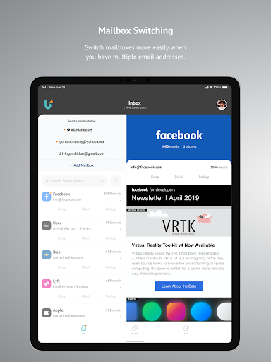 Unroll.Me - Inbox Mail Cleaner screenshot