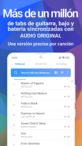 Captura de pantalla de Songsterr Guitar Tabs & Chords