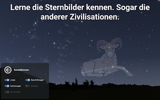 Stellarium Mobile：Sternenkarte Screenshot