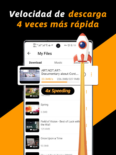 Captura de pantalla de Descargador de video privado