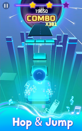 Captura de pantalla de Running Ball:Music Color Dance