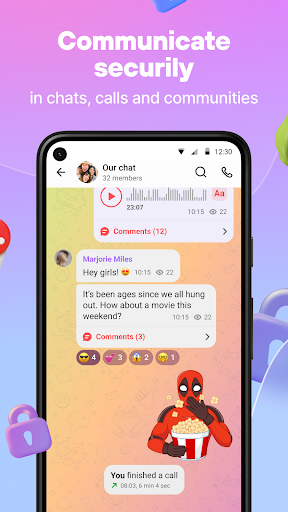 Online chat, calls - Gem Space screenshot