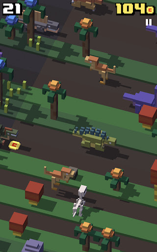 Captura de pantalla de Crossy Road