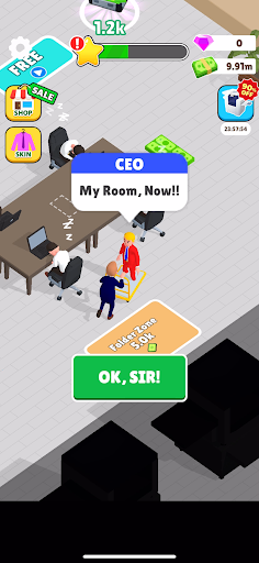 Captura de pantalla de Office Hero - working life