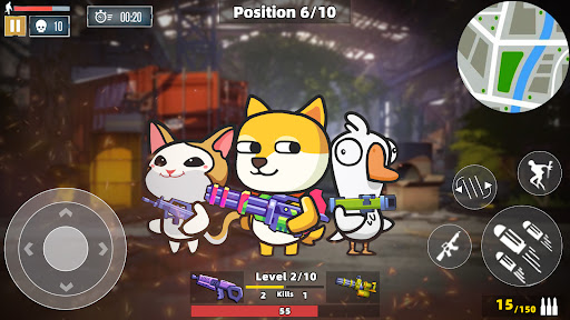 Captura de pantalla de Royale Gun Battle: Pixel Shoot