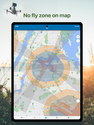 Captura de pantalla de Drone Forecast: DJI UAV Volar