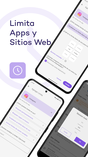 Captura de pantalla de StayFree - Uso del teléfono