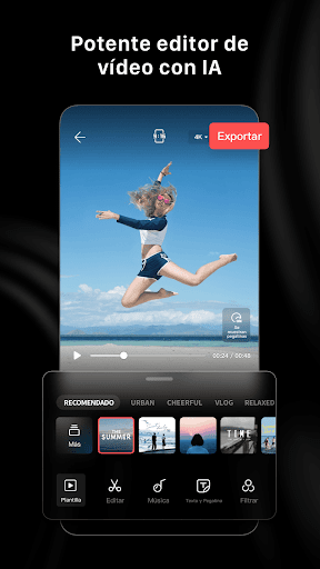 Captura de pantalla de Editor de vídeo LightCut