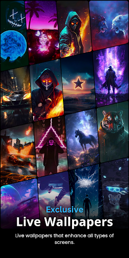 Captura de pantalla de Live Wallpapers, 4K Wallpapers
