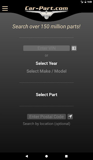 Captura de pantalla de Car-Part.com Used Auto Parts