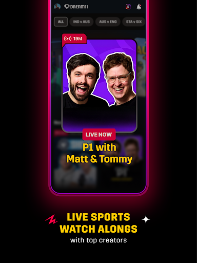 Captura de pantalla de Dream11: Sports Watch Along