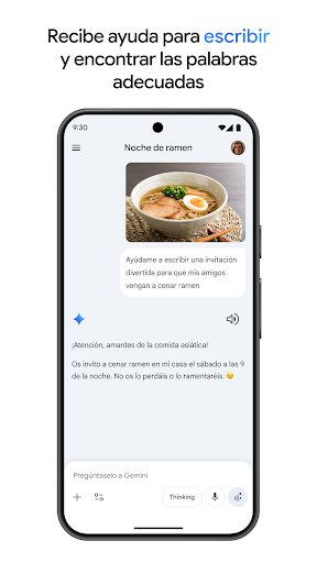 Captura de pantalla de Google Gemini