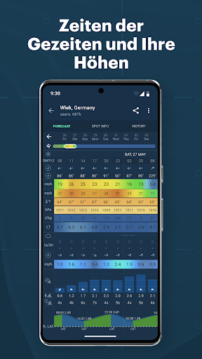 Windy.app: Windkarte, Gezeiten Screenshot