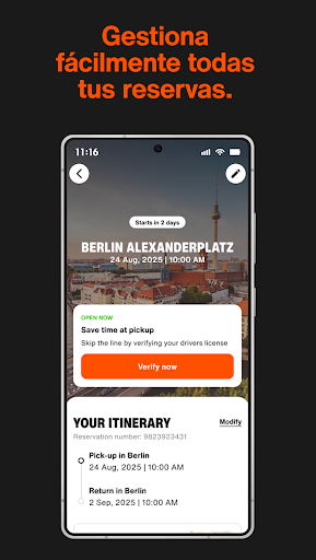 Captura de pantalla de SIXT rent. share. ride. plus.