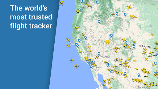 Captura de pantalla de Flightradar24 Flight Tracker
