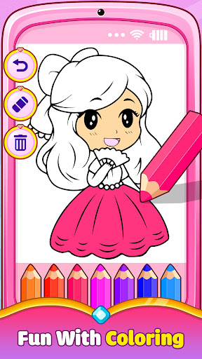 Captura de pantalla de Princess Baby Phone Game