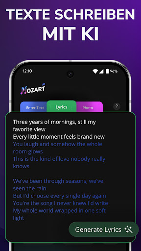 KI-Songgenerator - Mozart AI Screenshot