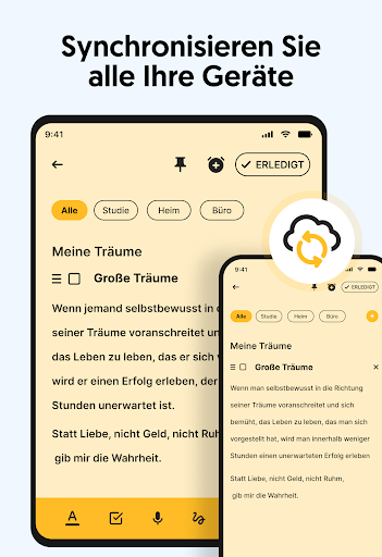 Notizen: Notizblock, Notizbuch Screenshot