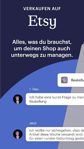 Verkaufen auf Etsy: Mein Shop Screenshot