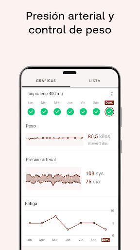 Captura de pantalla de MyTherapy Alerta Medicamentos