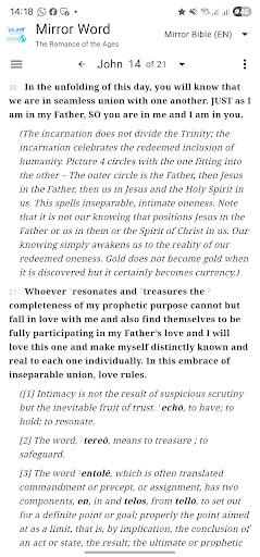 Mirror Study Bible screenshot