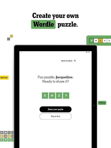 Captura de pantalla de NYT Games: Wordle & Crossword