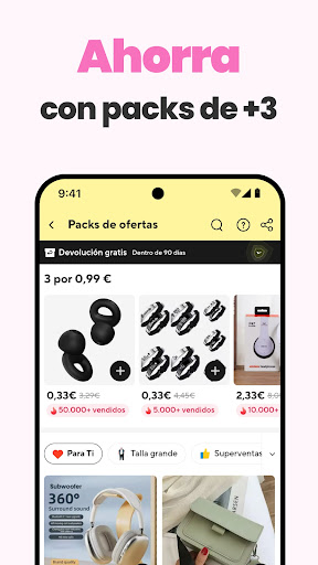 Captura de pantalla de AliExpress: compras online