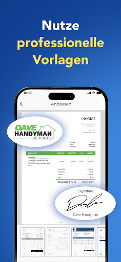 Rechnung schreiben Invoice Fly Screenshot