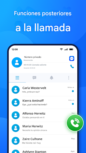 Captura de pantalla de Aplicación de mensajería SMS