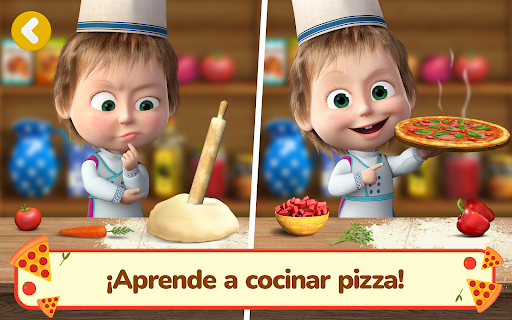 Captura de pantalla de Masha y el Oso Juegos de Pizza