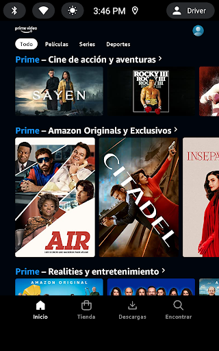 Captura de pantalla de Prime Video